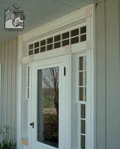 Detail of restored trim