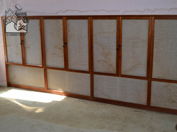 Interior with extensive water damage