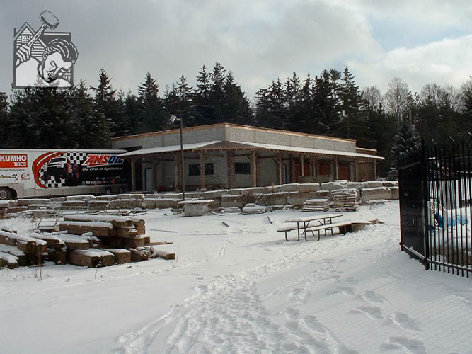 Completed timber frame project